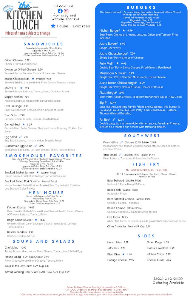 "the" Kitchen Menu image 3